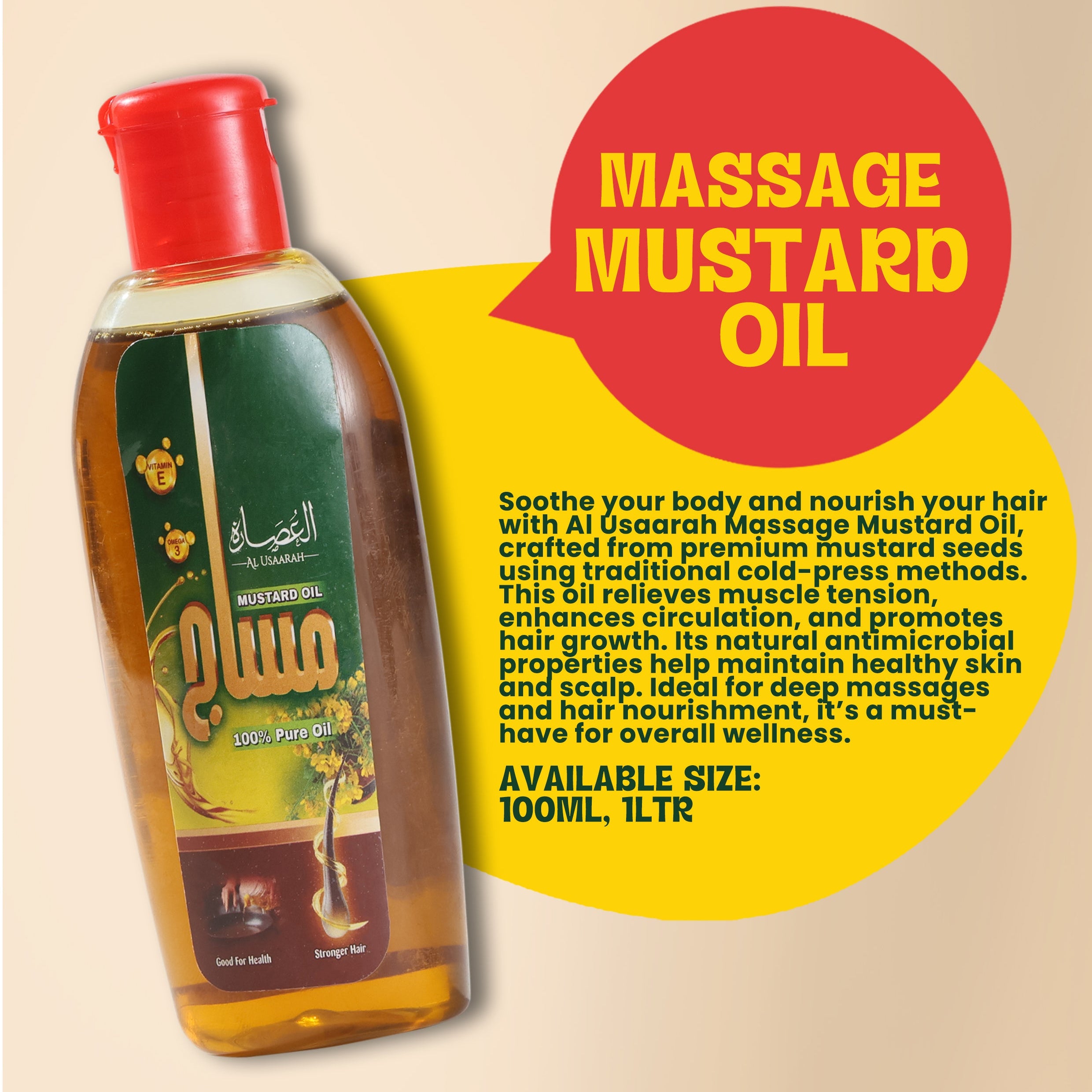 Al Usaarah Mustard Oil Massage