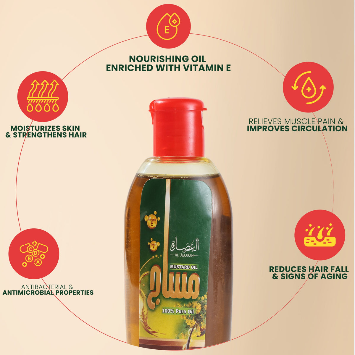 Al Usaarah Mustard Oil Massage